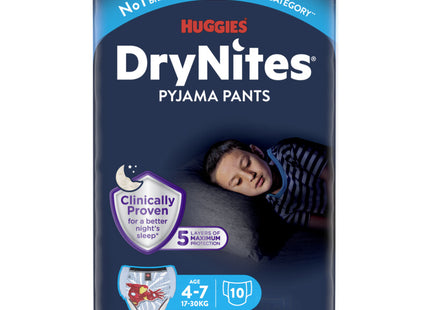 Huggies DryNites Windelhose für Jungen 4–7 Jahre