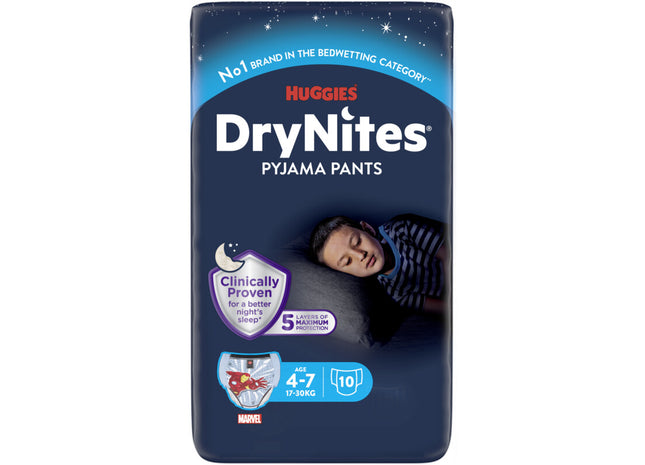 Huggies DryNites Windelhose für Jungen 4–7 Jahre