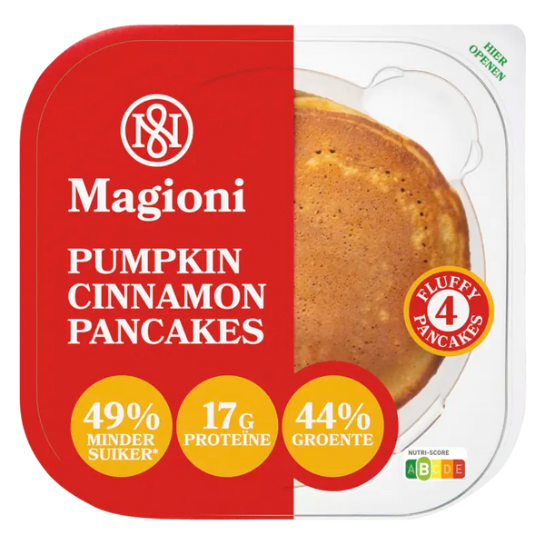Magioni Pumpkin cinnamon pancakes