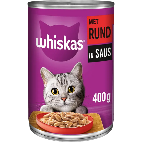 Whiskas mit Rindfleisch und Soße