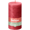 Bolsius Rustic candle 13cm red