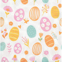 Servet gekleurde eieren 33x33cm