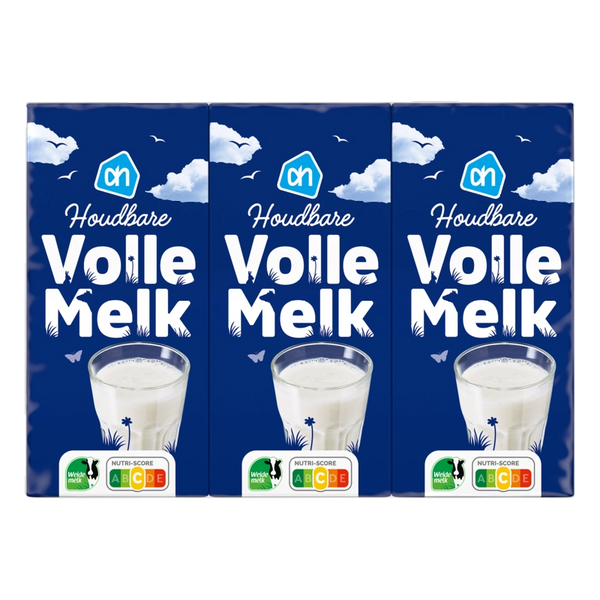 Houdbare volle melk 6-pack