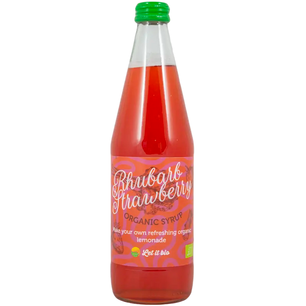 Let it Bio Rhabarber-Erdbeer-Sirup