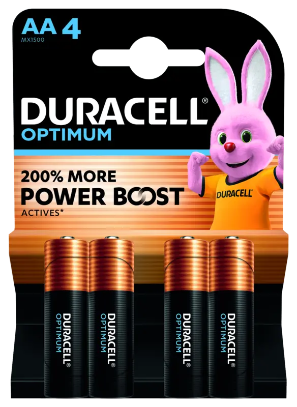 Duracell Optimum AA-Alkalibatterien LR6