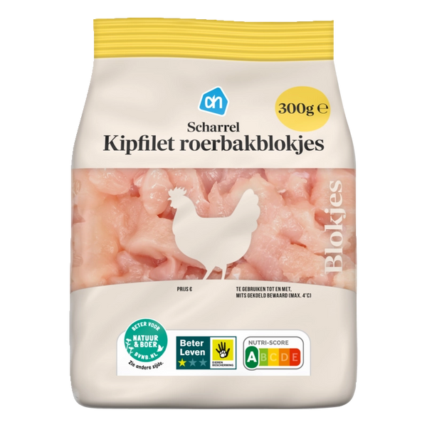 Scharrel kipfilet roerbakstukjes