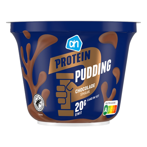 Protein pudding chocolate flavor