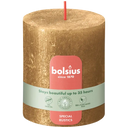 Bolsius Rustic candle shimmer gold 8cm