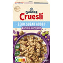 Quaker Raisin hazelnut zero sugar added