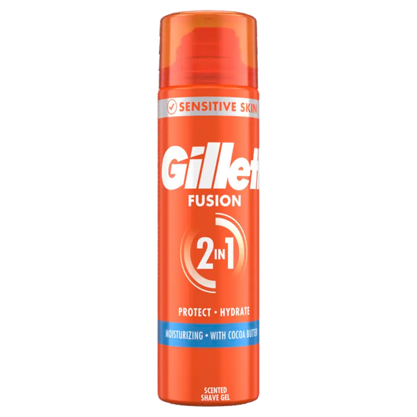 Gillette Fusion moisturizing shaving gel