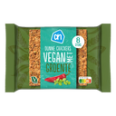 Thin vegan crackers with vegetables