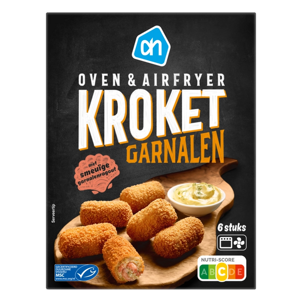 Oven & airfryer kroket garnalen