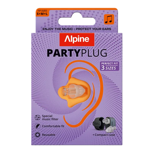 Alpiner Partystecker transparent