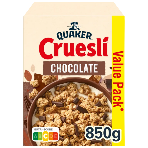 Quaker Cruesli Schokoladen-Vorteilspackung
