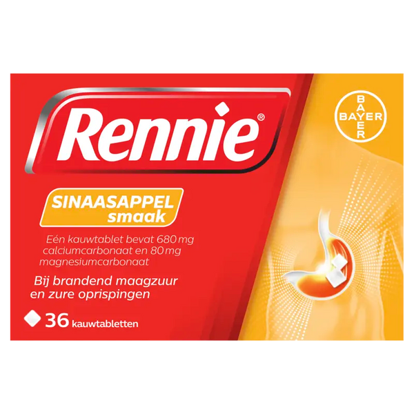 Rennie Kauwtablet sinaasappelsmaak