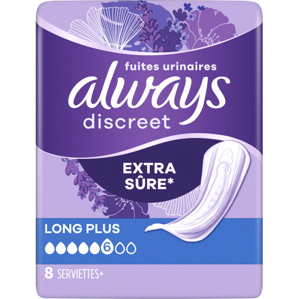 Always Discreet incontinentieverband long plus