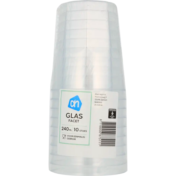 Glas facet 240 ml