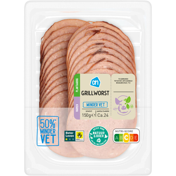 Grillwurst fettreduziert