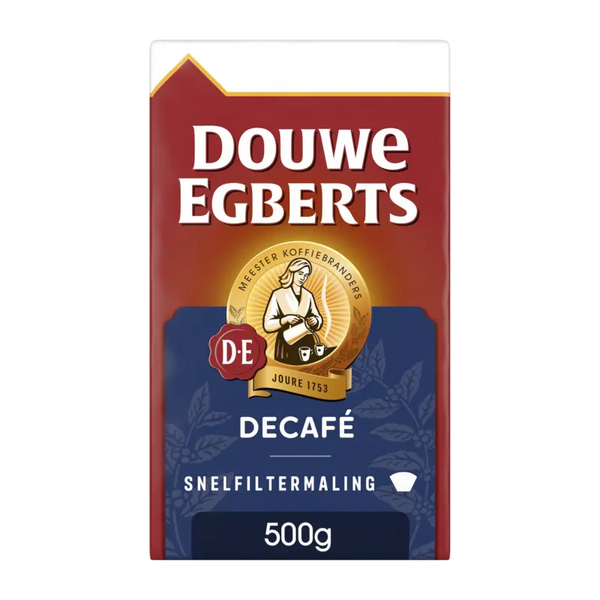 Douwe Egberts Decafe cafeinevrij snelfiltermaling