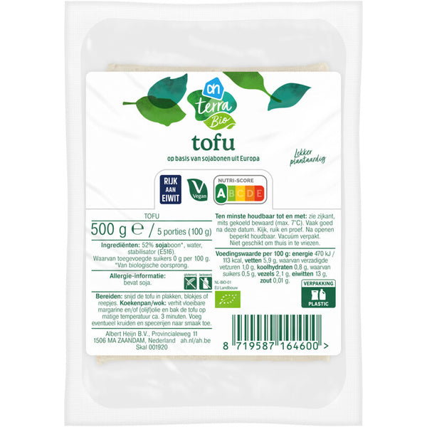 Terra Biologische tofu grootverpakking
