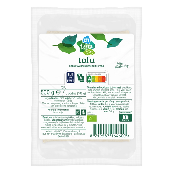 Terra Biologische tofu grootverpakking