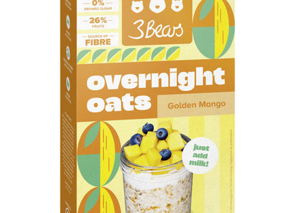 3Bears Overnight oats golden mango