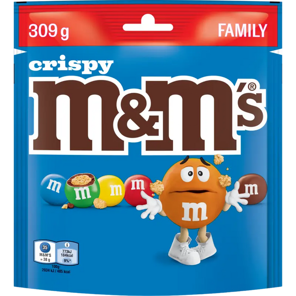 M&M'S Crispy chocolade family