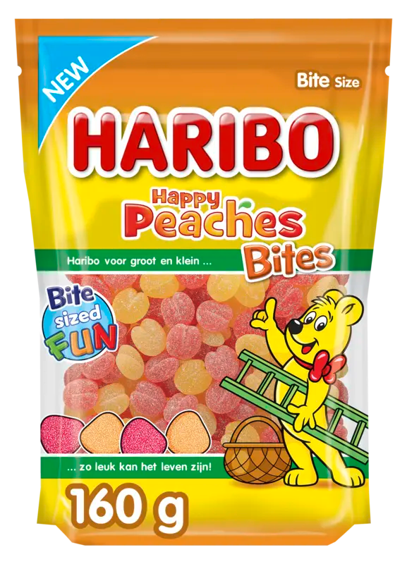 Haribo Happy peaches bites