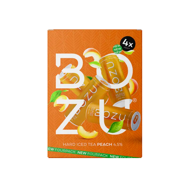 Bozu Hard Iced Tea Peach 4er-Pack