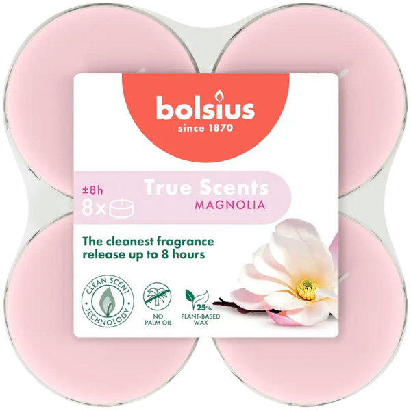 Bolsius Geurktheelicht maxi true scents magnolia