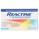 Reactine Hooikoortstabletten cetirizine 10 mg