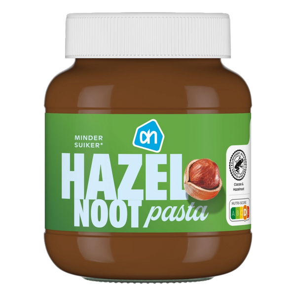 Hazelnut spread without added sugar