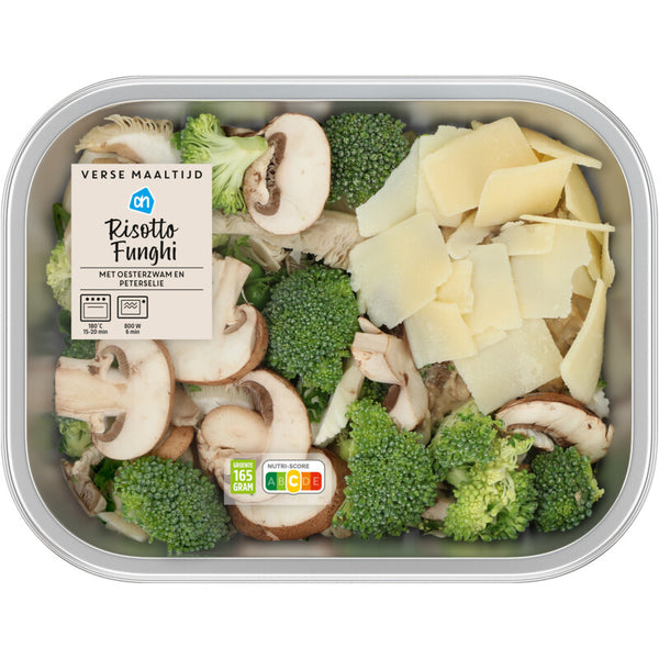 Verse maaltijd risotto funghi