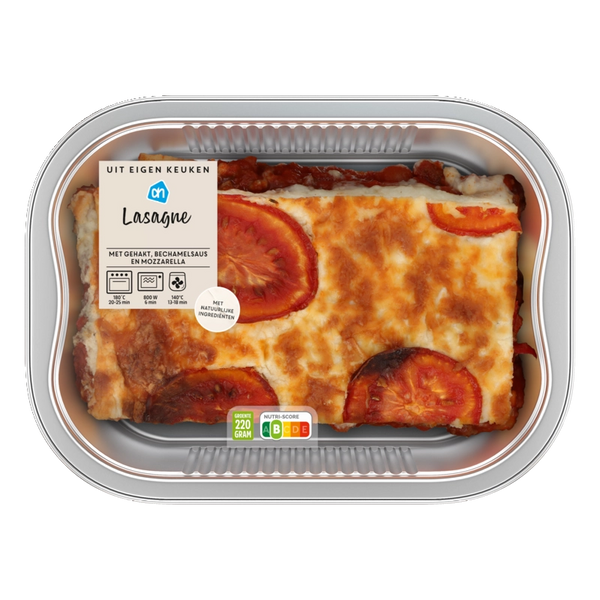 Verse maaltijd lasagne