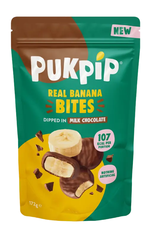 Pukpip Real banana bites milk chocolate – Dutchshopper