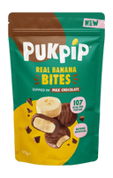 Pukpip Real banana bites milk chocolate