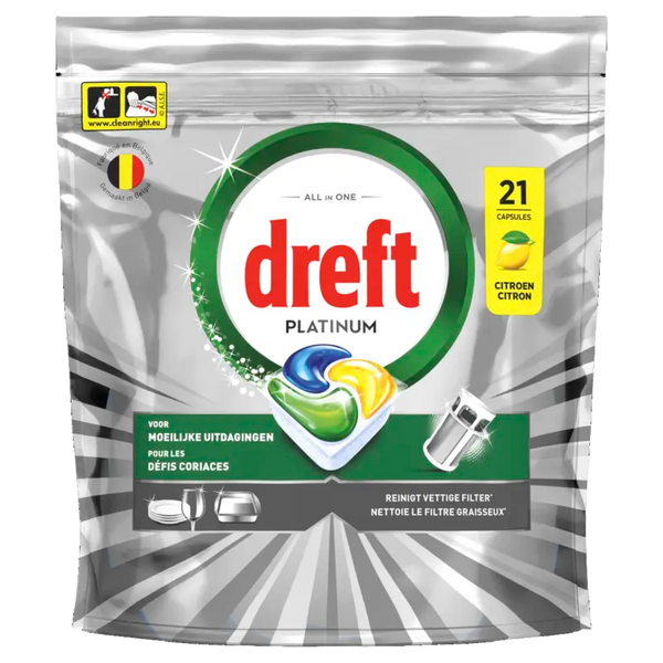 Dreft Platinum vaatwastabletten citroen
