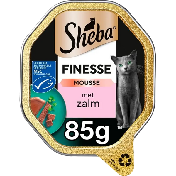 Sheba Finesse mousse-zachte pate zalm