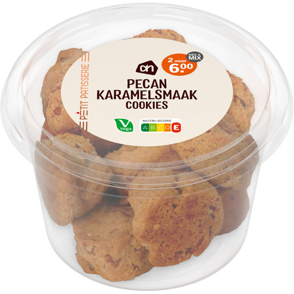 Mini pecan karamel koekjes