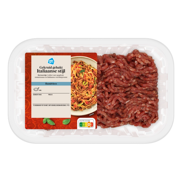 Rinderhackfleisch italienische Art