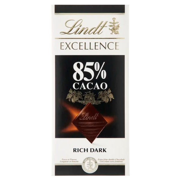 Lindt Excellence 85% dark chocolate