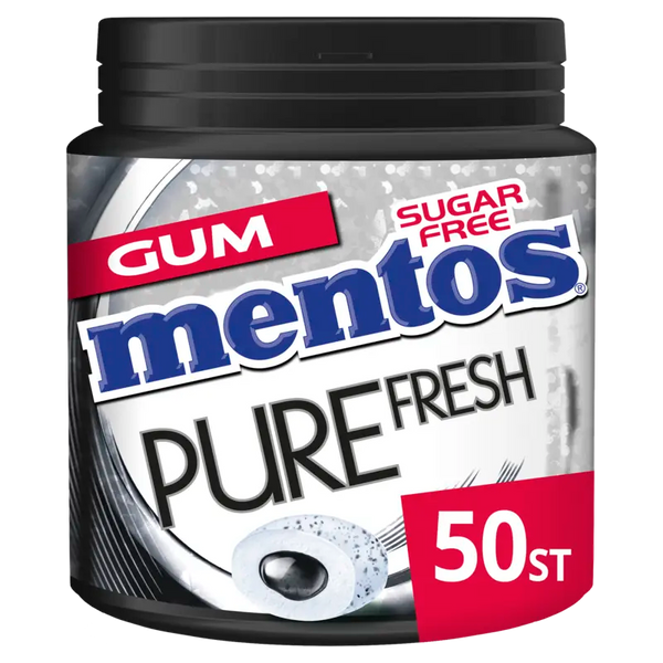 Mentos Kaugummi Reine Frische Schwarze Minze