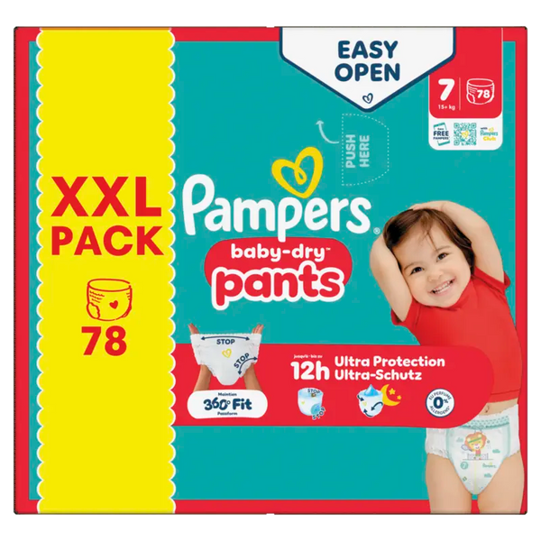 Pampers Baby-dry pants maat 7 XXL pack