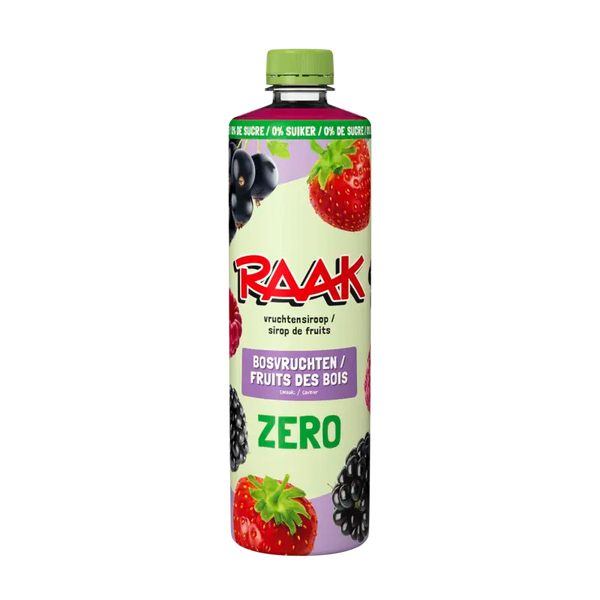 Raak Vruchtensiroop bosvruchten zero sugar