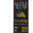 Alter Eco 90% peru dark chocolate vegan