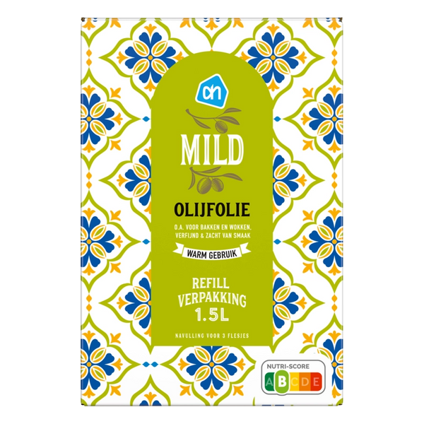 Mild olijfolie navulverpakking