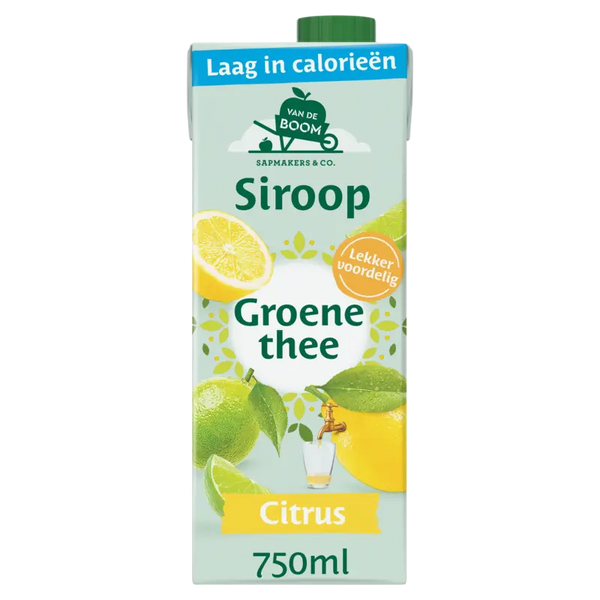 Van de Boom Grüner Tee Zitrus Sirup