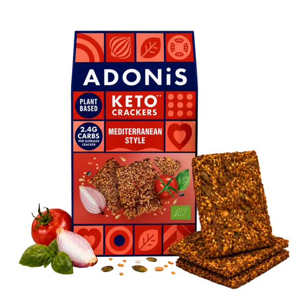 Adonis Keto crackers mediterranean style