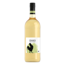 Frischer und trockener französischer Hauswein weiß