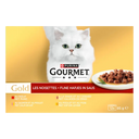 Gourmet Gold fijne hapjes met rund kalkoen zalm